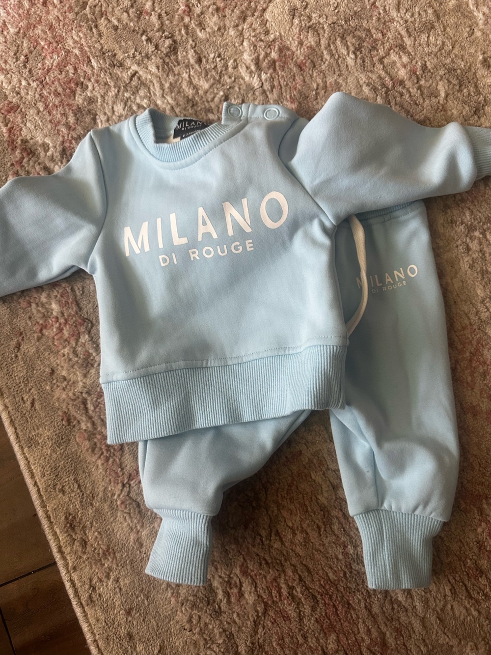 Milano Di Rouge Light Blue Kids One-Piece Bodysuit